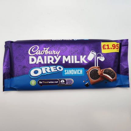 Cadbury Dairy Milk Oreo Sandwich 96g