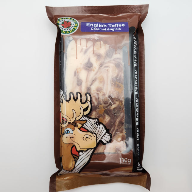 Chocolate Moose Fudge English Toffee 110g
