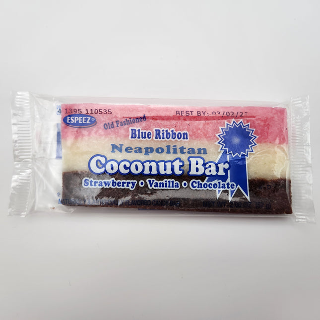 Blue Ribbon Neapolitan Coconut Bar