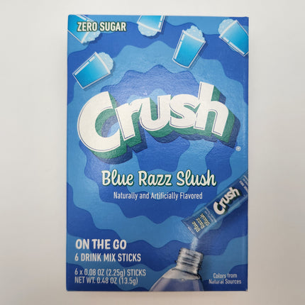 Crush Singles To Go Blue Razz Slush 13.5g