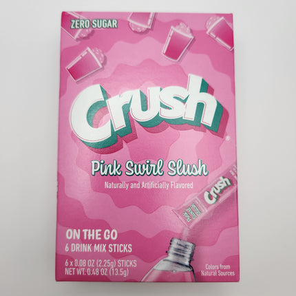 Crush Drink Mix Pink Swirl Slush