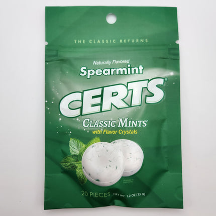 Certs Spearmint Mints 34g