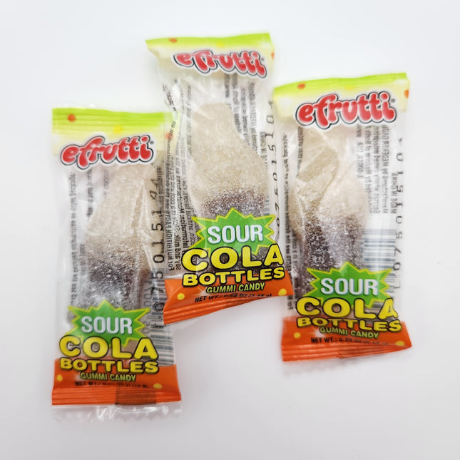 E-frutti Gummi Sour Cola Bottles