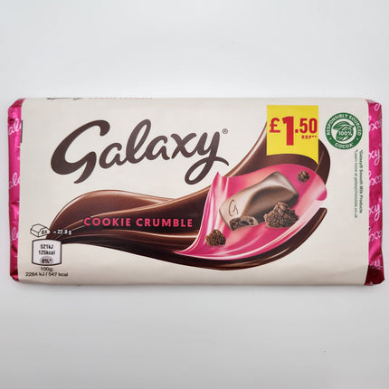 Galaxy Cookie Crumble 114g