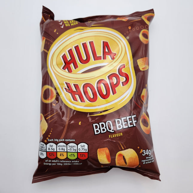 Hula Hoops BBQ Beef 34g