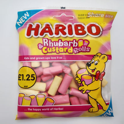 Haribo Rhubarb & Custard 140g