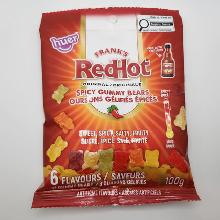 Huer Franks Red Hot Gummy Bears 100g