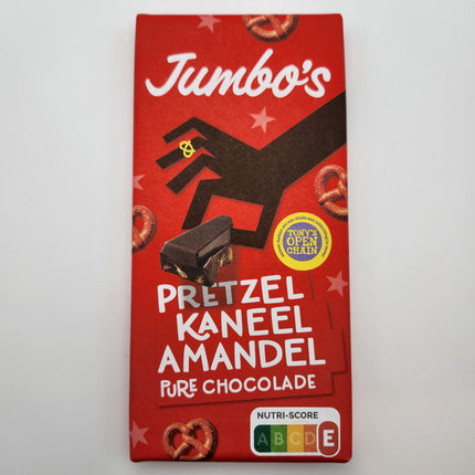 Jumbo's Pretzel Cinnamon & Almond Dark Chocolate