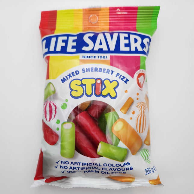 Lifesavers Stix Sherbet Fizz Mix 200g