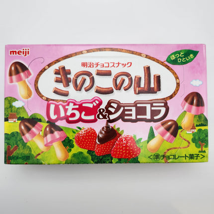 Meiji Kinokonoyama Strawberry Chocolate 64g