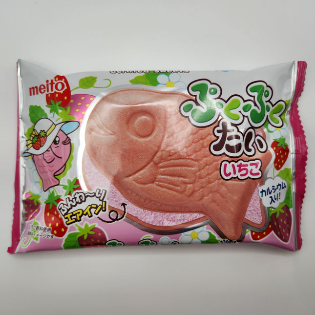 Meito Strawberry Fish Cracker 20g