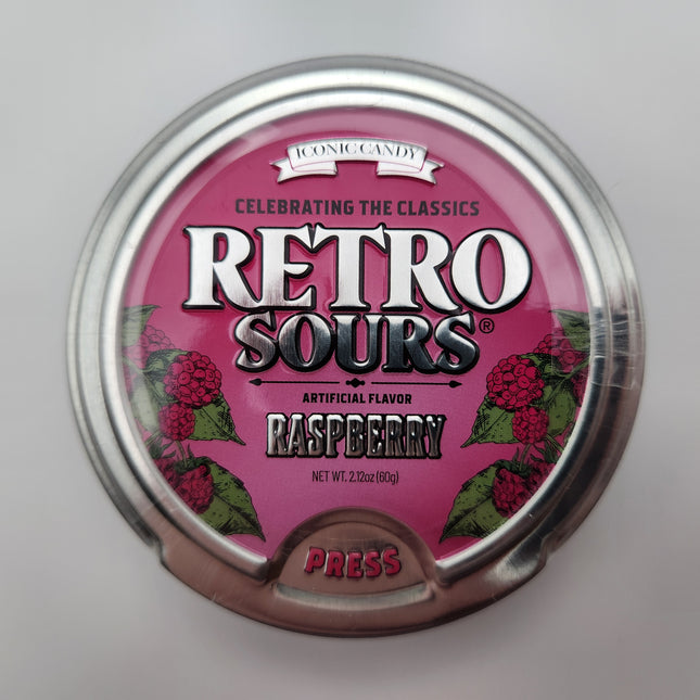 Retro Sours Raspberry 60g