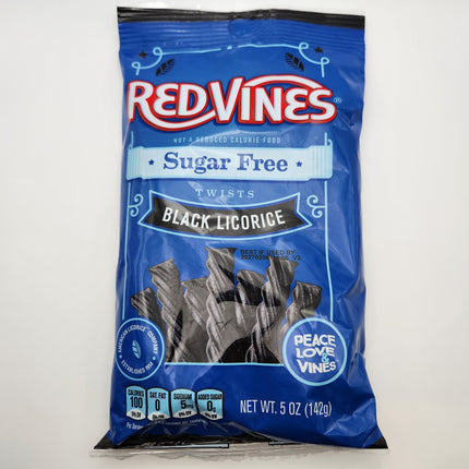 Red Vines Sugar Free Black Licorice 5oz