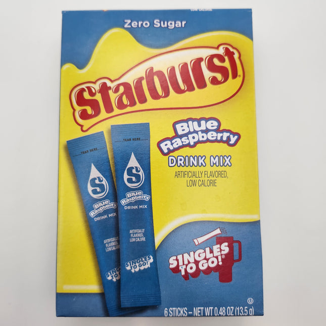 Starburst Singles To Go Blue Raspberry