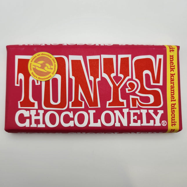 Tony's Chocolonely Milk Caramel Biscuit 180g