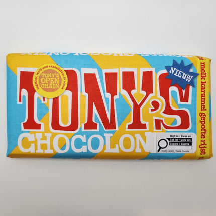 Tony's Milk Chocolate Caramel & Puffed Rice