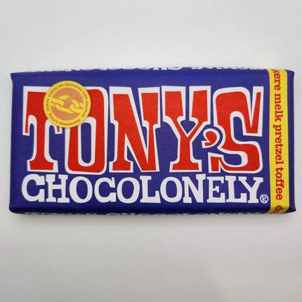 Tony's Dark Pretzel Toffee 180g