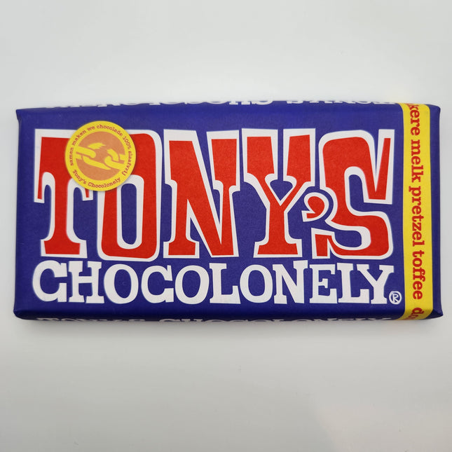 Tony's Dark Pretzel Toffee 180g