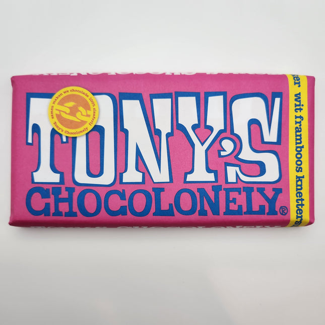 Tony's White Raspberry Popping Candy