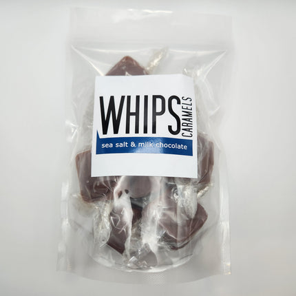 Whips Caramels Sea Salt & Milk Chocolate