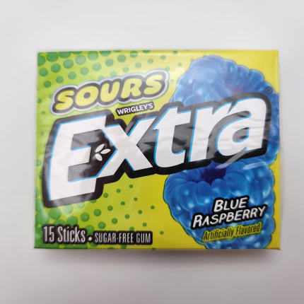 Extra Sour Blue Raspberry Gum