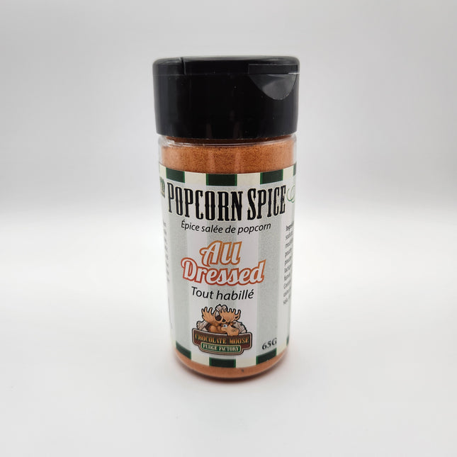 Choco Moose Popcorn Spice All Dressed
