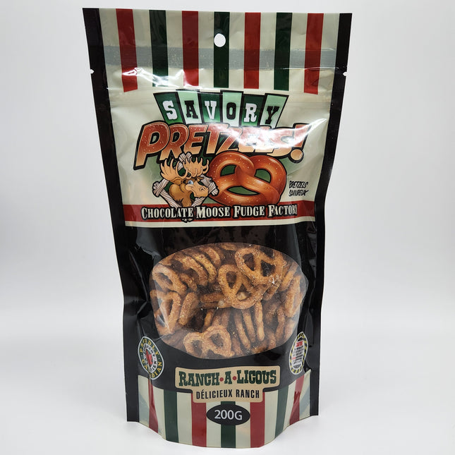 Choco Moose Pretzels Ranch-a-licious 200g