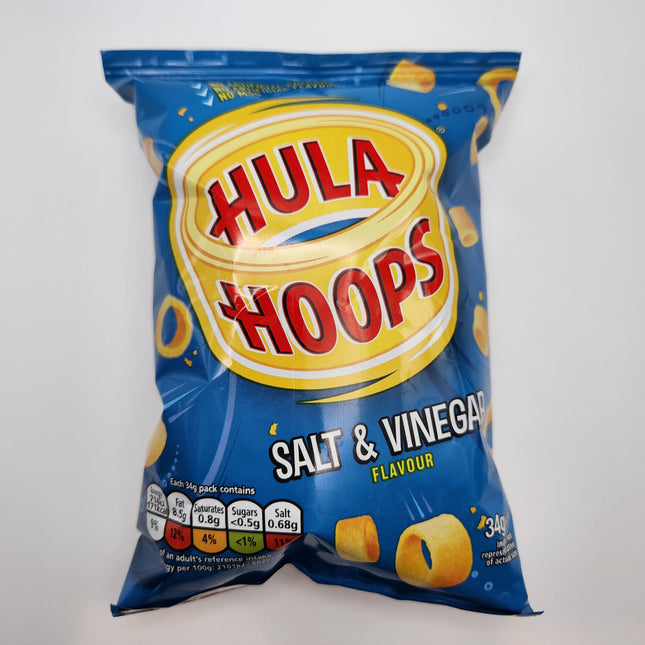 Hula Hoops Salt & Vinegar 34g