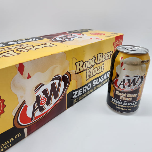 A&W Root Beer Float Zero Sugar 12pk