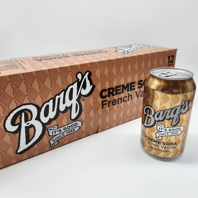 Barq's Vanilla Cream Soda 12pk 355ml