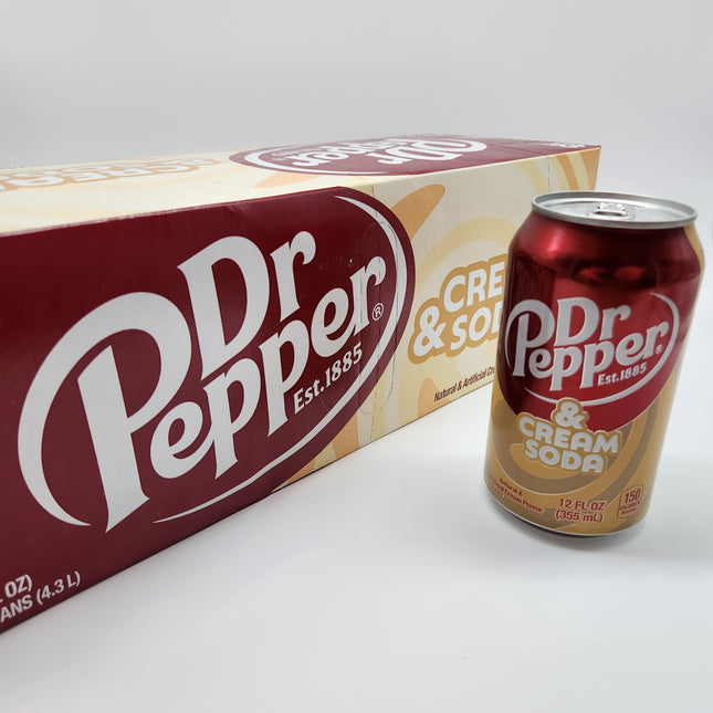Dr Pepper Cream Soda 12pk 355ml