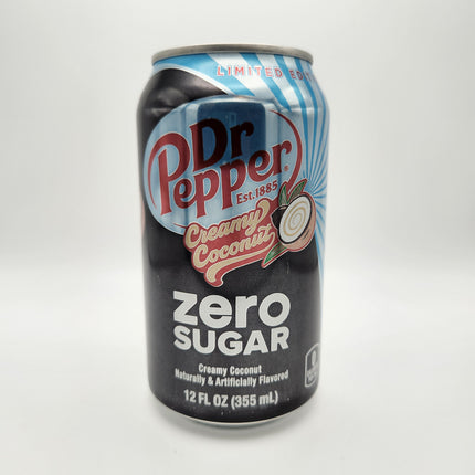 Dr Pepper Creamy Coconut Zero Sugar 355ml