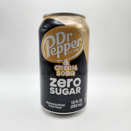 Dr Pepper Cream Soda Zero Sugar 355ml