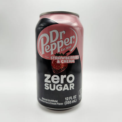 Dr Pepper Strawberries & Cream Zero Sugar 355ml