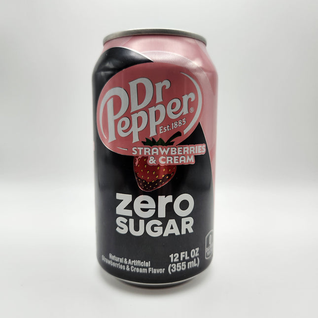Dr Pepper Strawberries & Cream Zero Sugar 355ml