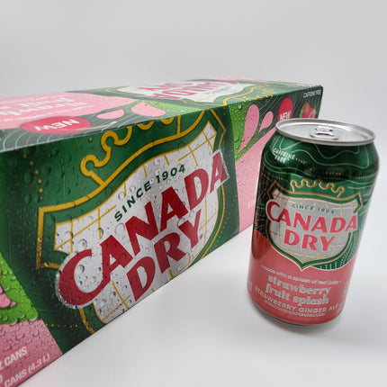 Canada Dry Fruit Splash Strawberry 12pk 355ml