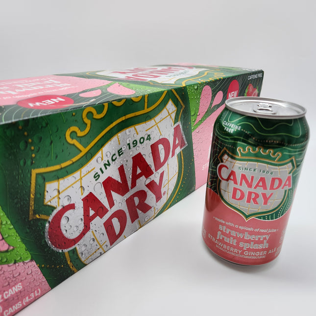 Canada Dry Fruit Splash Strawberry 12pk 355ml