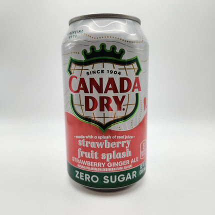 Canada Dry Fruit Splash Strawberry Zero Sugar 355ml