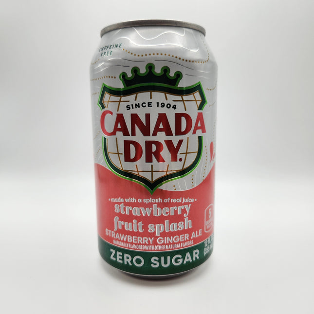 Canada Dry Fruit Splash Strawberry Zero Sugar 355ml