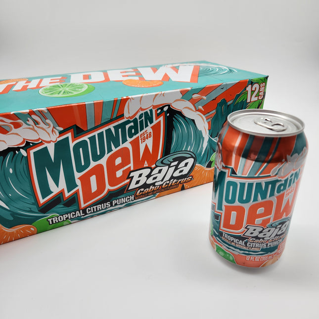 Mountain Dew Baja Cabo Citrus 12pk 355ml