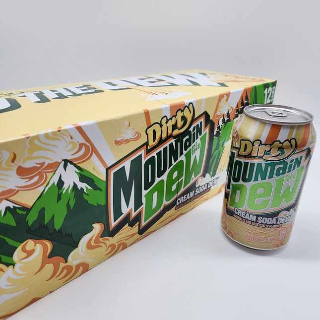 Mountain Dew Dirty Cream Soda 12pk 355ml