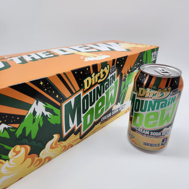 Mountain Dew Dirty Cream Soda Zero 12pk 355ml