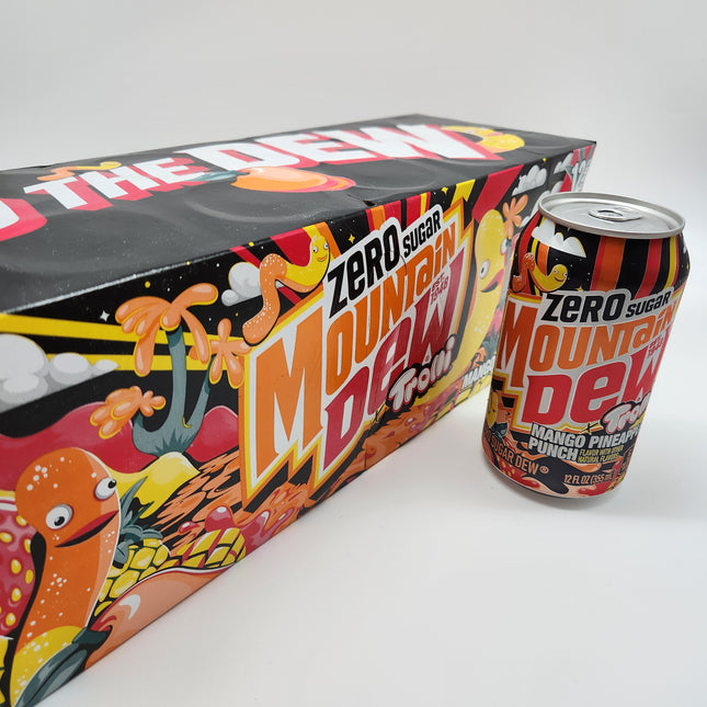 Mountain Dew Trolli Mango Pineapple Punch Zero Sugar 12pk 355ml