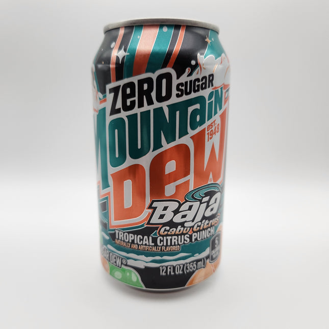 Mountain Dew Baja Cabo Citrus Zero Sugar 355ml