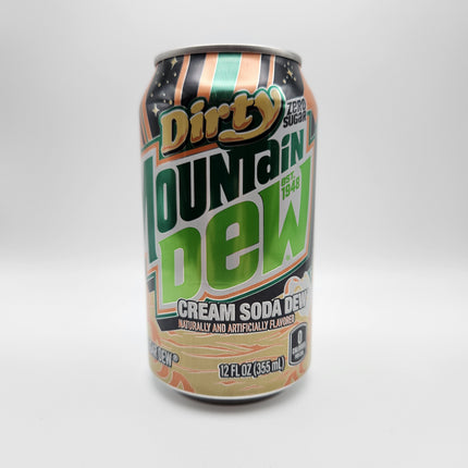 Mountain Dew Dirty Cream Soda Zero 355ml
