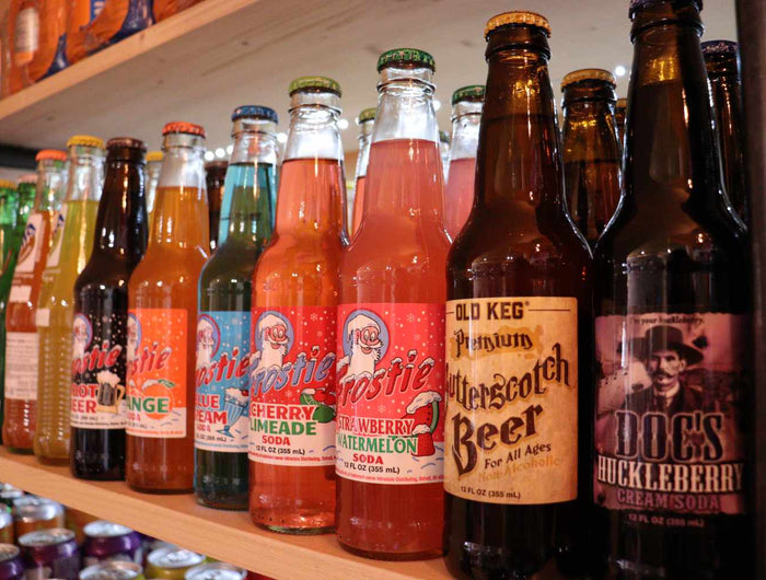 <h5><span style="text-decoration:underline"><strong>Get ready for summer...</strong></span></h5><h2><strong>Stock Up on Soda</strong></h2><p><strong>From the experimental to classic, why not grab a can or two?</strong></p>